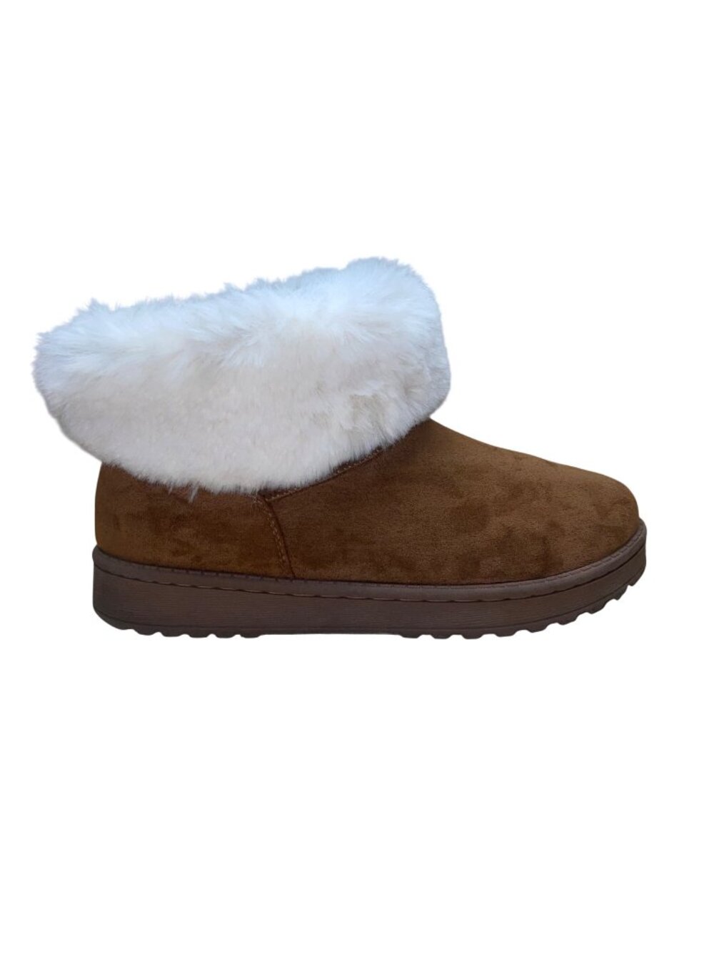 Cliffs Women’s Brown Faux Fur-Lined Suede Warm Winter Ankle Boots Size 8.5M